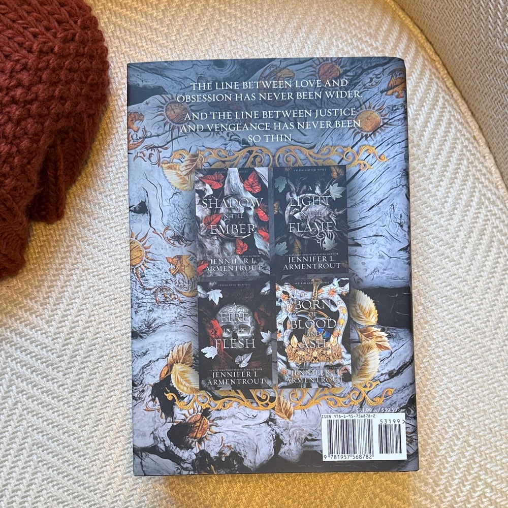 Born of Blood and Ash Hardcover Book - Picture 2 of 3